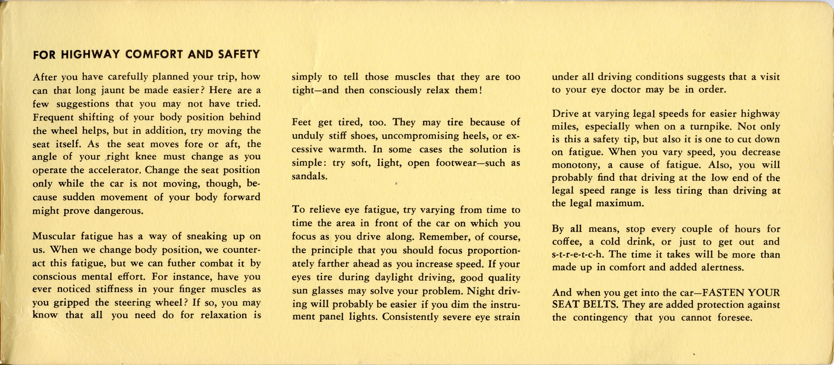 1964 Ford Falcon Owners Manual Page 70